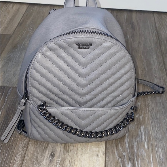 Victoria's Secret Handbags - Grey Victoria Secret Mini Backpack Purse